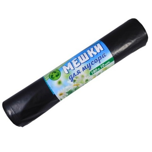 Мешок д/мусора ПВД 180 л (10 шт.) рулон Наша Планета (1/20 шт.) в Екатеринбург — Uralhoz.ru