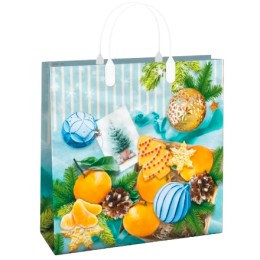 Пакет мягкий пластик 30х30 (150 мкм) Зимнее время лам. (10/40 шт.) Интерпак