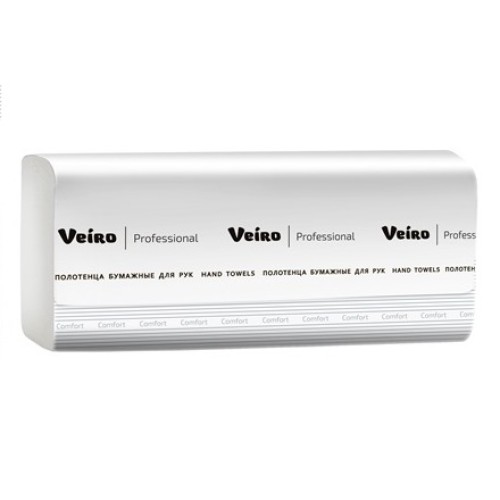 Полотенца бумажные V-сложение 2сл. (200 л.) Veiro Professional Comfort (1/20 пачек) KV205 в Екатеринбург — Uralhoz.ru