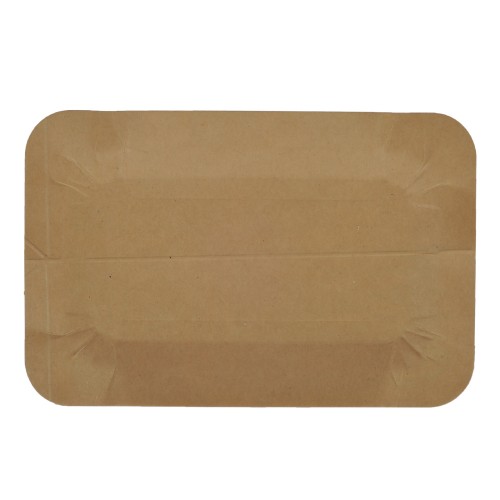 Тарелка картонная 13х20 см ламинированная Темное молоко (100/1000 шт.) в Екатеринбург — Uralhoz.ru