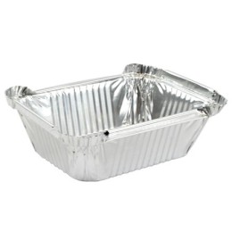 402-771 к 410-004 Форма алюм.прямоуг.L-край (146х121/112х87 мм, h-40 мм, V-450 мл) (50/1200 шт.)