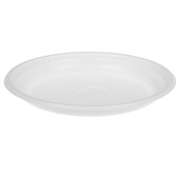 Тарелка D220 (1-секц.) ПС белая (50/2100 шт.) Чайковский пластик