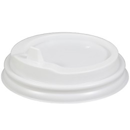Крышка для стакана (d-80 мм) закрытый питейник БЕЛАЯ ИМПЭКС (100/1000 шт.)