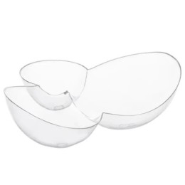 Менажница фуршетная Гроздь прозрачная 3секц. (15/180 шт.) 5126п