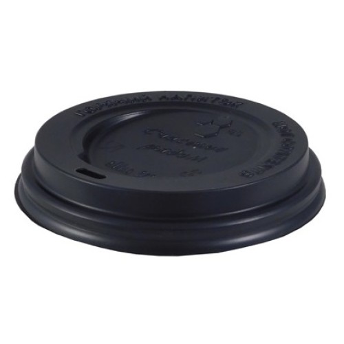 Крышка для стакана (d-90 мм) открытый питейник ЧЕРНАЯ GS-90 (100/1000 шт.) АКЦИЯ в Екатеринбург — Uralhoz.ru
