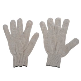 Перчатки х/б БЕЗ ПВХ 5 нитей (10 пар) белые р-р 8 (1/40 шт.)