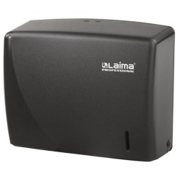 Диспенсер для полотенец Z / V-сложения ЧЕРНЫЙ LAIMA PROFESSIONAL ORIGINAL (1/8 шт.) 605760