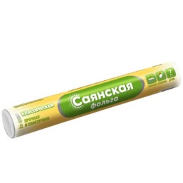 Фольга алюминиевая (11 мкм) особо прочная 290 мм х  7 м Саянская (1/35 шт.)