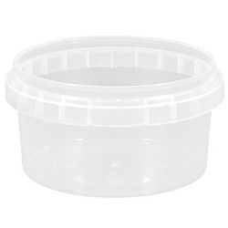 Контейнер круглый 210 мл (Н-49 D-93) упорное кольцо+конт.замок (280 шт.) Перинт б/к