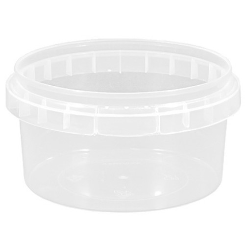 Контейнер круглый 210 мл (Н-49 D-93) упорное кольцо+конт.замок (280 шт.) Перинт б/к в Екатеринбург — Uralhoz.ru