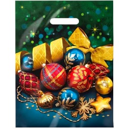 Пакет с прорубной ручкой ПВД 31х40 (60 мкм) Шик лам. (50/500 шт.) Интерпак