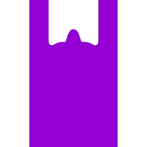 Пакет-майка ПНД 24+12х45 (10 мкм) фиолетовая (100/1000 шт.) арт.205Ф в Екатеринбург — Uralhoz.ru