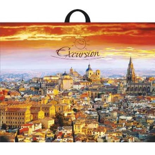 Пакет с петлевой ручкой ПВД 71х55 (90 мкм) Экскурсия (25/200 шт.) Интерпак в Екатеринбург — Uralhoz.ru