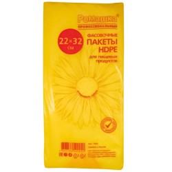 Пакет фасовочный ПНД 22х32 Ромашка с фальцами (1/10 упак.) 1505