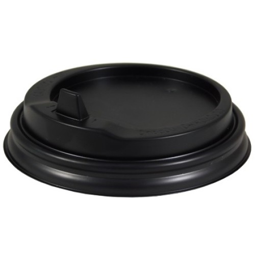Крышка для стакана (d-80 мм) закрытый питейник ЧЕРНАЯ ИМПЭКС (100/1000 шт.) в Екатеринбург — Uralhoz.ru