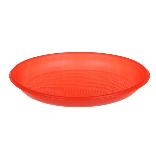 Тарелка D170, 250 мл ПС красная (100/3600 шт.) Чайковский пластик в Екатеринбург — Uralhoz.ru