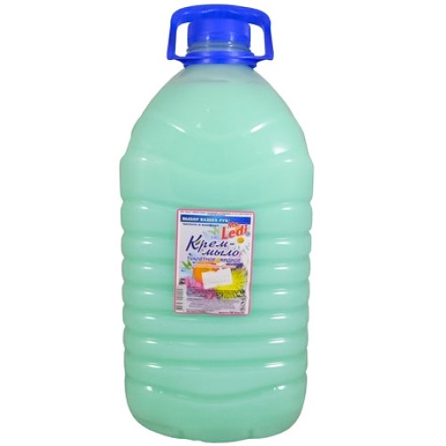 Мыло жидкое 5,0 л КРЕМ Леди-Е Алое Вера (бирюзовое) (1 шт.) в Екатеринбург — Uralhoz.ru