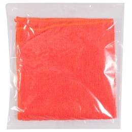 Салфетка микрофибра 30х30 в инд. упаковке КРАСНАЯ (1/300 шт.)