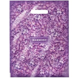 Пакет с прорубной ручкой ПВД 31х40 (60 мкм) Гармония (50/500 шт.) Интерпак