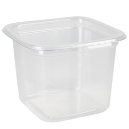 СпК-0909 300 мл (PET) Дно квадратное прозрачное ПолиЭР (50/500 шт.)