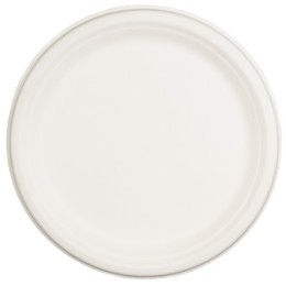 Тарелка биоразлагаемая d-225 белая (50/350 шт.) ТСМ-225