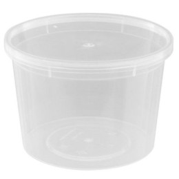 Контейнер круглый 500 мл (Н-75, D-112) ВЗЛП (198 шт.) комплект 1240кп