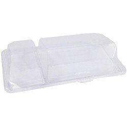 КД-009 Крышка для контейнера (Высокая) прозрачная КадоПрим (1000 шт.)