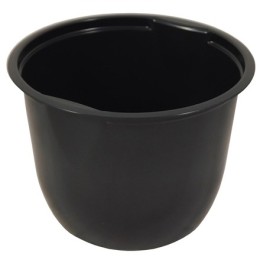 М-132-750 мл (PP) Дно круглое черное (D-132, H-95 мм) UpaxUnity (50/600 шт.)