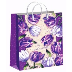 Пакет мягкий пластик 30х40 (150 мкм) Фиолетто лам. (10/40 шт.) Интерпак