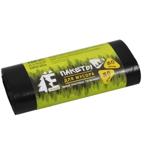 Мешок д/мусора ПНД 30 л (30 шт.) рулон Ё-РОМАШКА (1/35 шт.) ЕЛР30-30/35 в Екатеринбург — Uralhoz.ru