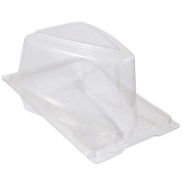 Емкость ТР-235-9-82 для одного кусочка прозрачная (400 шт.) Пакград