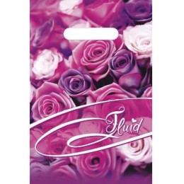 Пакет с прорубной ручкой ПВД 20х30 (30 мкм) Флюид (100/2000 шт.) Интерпак