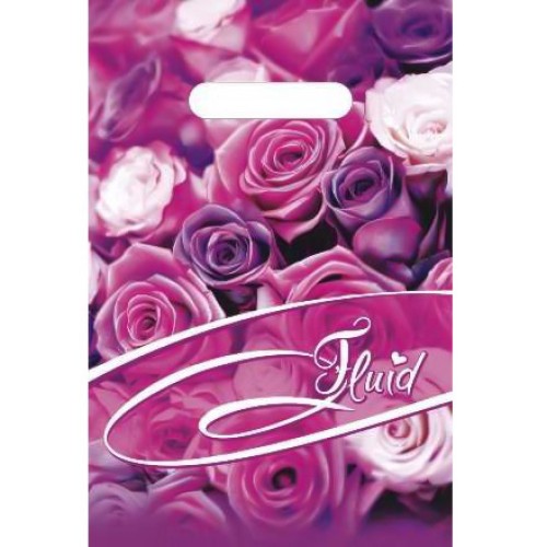 Пакет с прорубной ручкой ПВД 20х30 (30 мкм) Флюид (100/2000 шт.) Интерпак в Екатеринбург — Uralhoz.ru