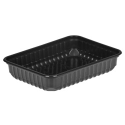 Плоское Дно контейнера  500 г (179x132х35 мм) Алькор (50/500 шт.) ЧЕРНОЕ