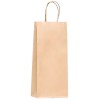 Пакет бумажный с кручеными ручками 150х80х390 крафт 80 г ПОД Бутылку (25/250 шт.) 112214 в Екатеринбург — Uralhoz.ru