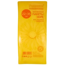 Пакет фасовочный ПНД 22х35 Ромашка с фальцами (1/10 упак.) 1506