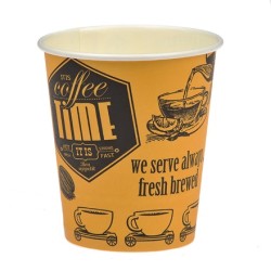 Стакан ГН 185 мл (d-73 мм) бумажный Cafe time (60/1500 шт.) ViRiDo