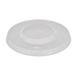 Крышка для стакана (d-90 мм) плоская с крест.отверст. (100/1000 шт.)