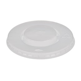 Крышка для стакана (d-90 мм) плоская с крест.отверст. (100/1000 шт.)