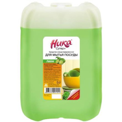 Средство моющее для посуды 5,0 кг Ника-Супер Плюс (1/4 шт.) в Екатеринбург — Uralhoz.ru