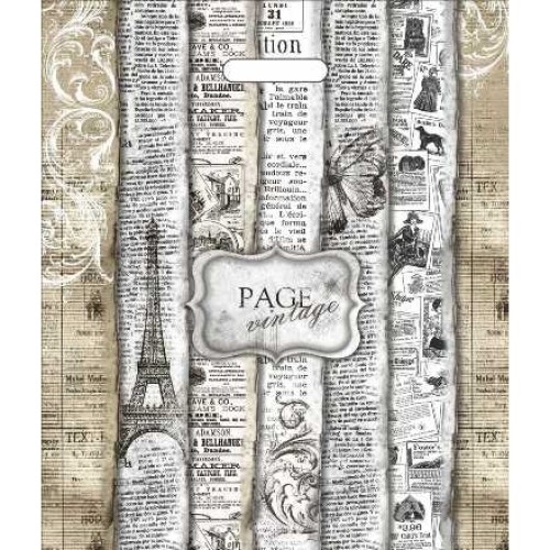 Пакет с прорубной ручкой ПВД 40х47 (45 мкм) Страницы (50/500 шт.) Интерпак в Екатеринбург — Uralhoz.ru