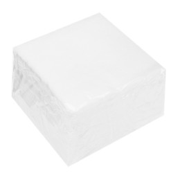 Салфетка 24х24 (1 сл.)  в п/п без штрихкода СИНИЙ скотч белая (49 шт.)