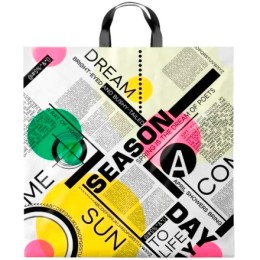 Пакет с петлевой ручкой ПВД 44х44 (70 мкм) Пост (25/250 шт.) Интерпак