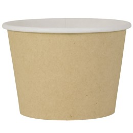 Креманка бумажная (93мм) 250 мл ДНО крафт (50/800 шт.) ЛигаПак