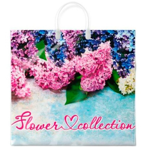 Пакет с пластиковой ручкой ПВД 38х35 (90 мкм) Май лам. (10/100 шт.) Интерпак в Екатеринбург — Uralhoz.ru