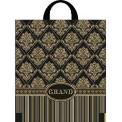 Пакет с петлевой ручкой ПВД 31х35 (90 мкм) Гранд (25/250 шт.) Интерпак