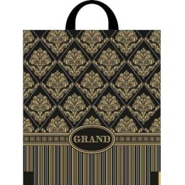 Пакет с петлевой ручкой ПВД 31х35 (90 мкм) Гранд (25/250 шт.) Интерпак