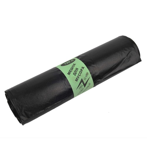 Мешок д/мусора ПВД 120 л (30 шт.) рулон 50 мкм Омск ЗЕЛЕНАЯ этикетка (1/5 шт.) в Екатеринбург — Uralhoz.ru