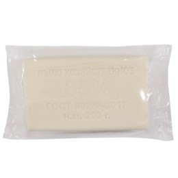 Мыло хозяйственное 200 г 65% Мылоленд прозрачная упаковка (1/66 шт)