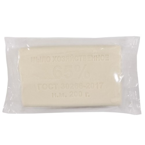 Мыло хозяйственное 200 г 65% Мылоленд прозрачная упаковка (1/66 шт) в Екатеринбург — Uralhoz.ru